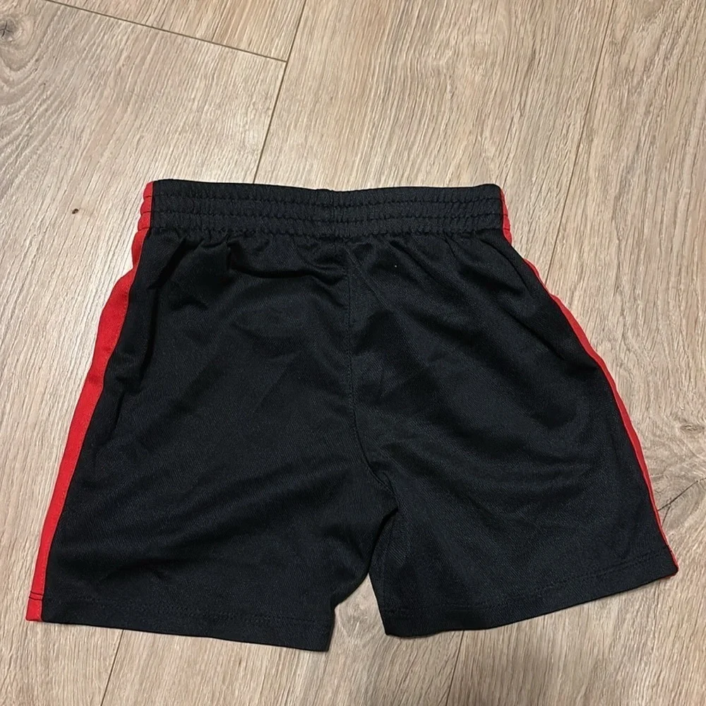 Nike Black and Red Athletic Shorts